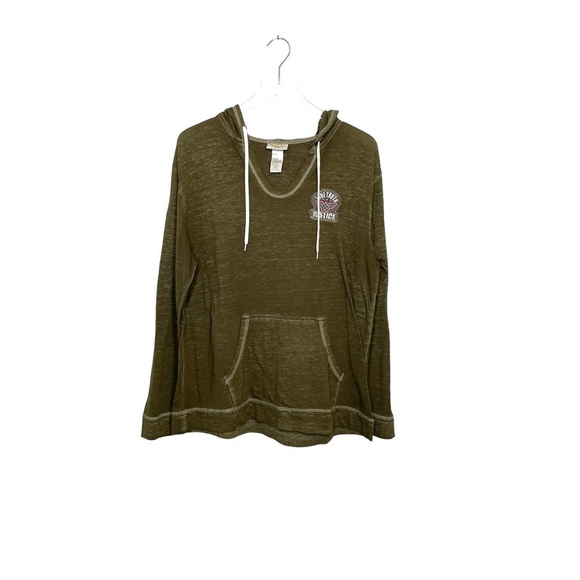 Wonder Woman Cotton/Poly Pajama Set Hoodie and Shorts Grey/Green Burnout Size L - Picture 12 of 16